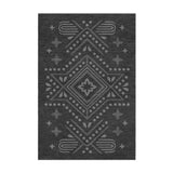 Durand Charcoal Grey in 2' x 3' Size
