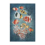 Tropical Fish & Coral in 2' x 3' Size