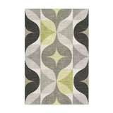 Maxine Grey & Chartreuse in 2' x 3' Size