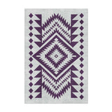 Reyno Eggplant & Stone in 2' x 3' Size