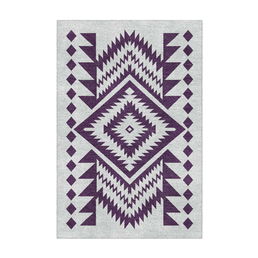 Reyno Eggplant & Stone in 2' x 3' Size