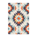 Dakota Blue & Orange in 2' x 3' Size