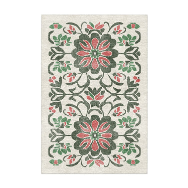 Georgiana Green & Deep Cerise in 2' x 3' Size