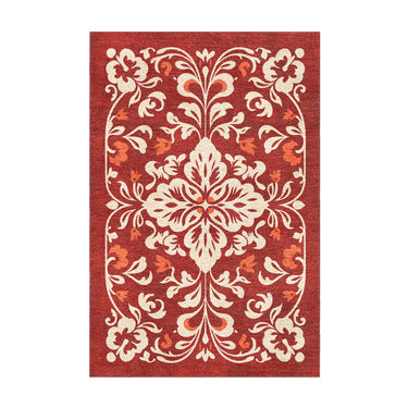 Annette Red & Ivory in 2' x 3' Size