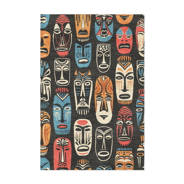 Tribal Masks in 2' x 3' Size