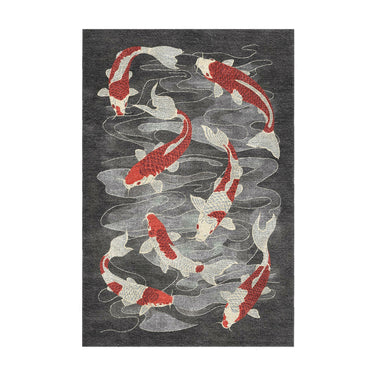 Koi Pond Charcoal in 2' x 3' Size