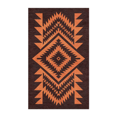 Reyno Orange & Maroon in 3' x 5' Size