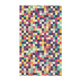 Pixel Mosaic Multicolor in 3' x 5' Size