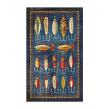 Fishing Lures in 3' x 5' Size