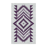 Reyno Eggplant & Stone in 3' x 5' Size