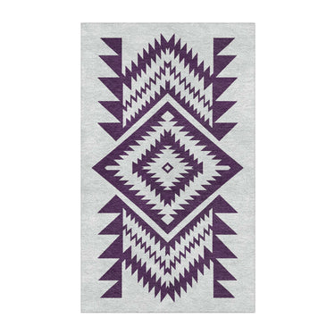 Reyno Eggplant & Stone in 3' x 5' Size