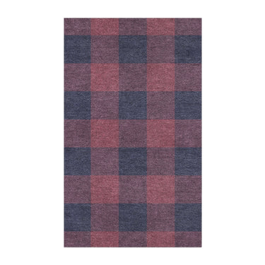 Buffalo Plaid Maroon & Navy in 3' x 5' Size