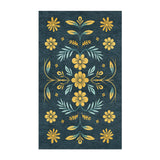 Isabella Navy & Gold in 5x3ft Size