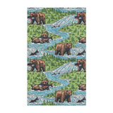 Bears Catching Salmon in 3' x 5' Size