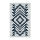 Reyno Navy & Stone in 3' x 5' Size