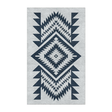 Reyno Navy & Stone in 3' x 5' Size