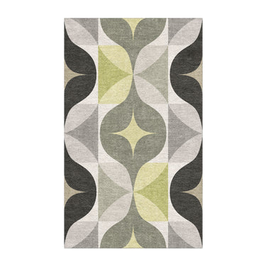 Maxine Grey & Chartreuse in 3' x 5' Size