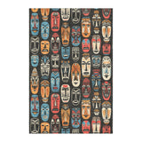 Tribal Masks in 4' x 6' Size