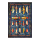 Fishing Lures in 4' x 6' Size