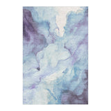 Zephyr Watercolor Blue & Purple in 4' x 6' Size