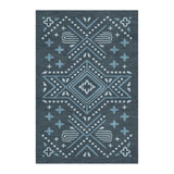 Durand Navy Blue in 4' x 6' Size