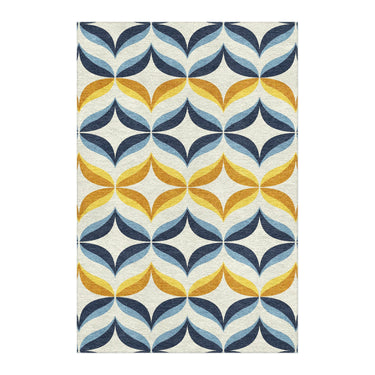 Jasper Blue & Gold in 4' x 6' Size