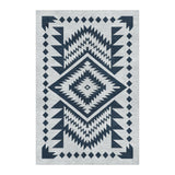 Reyno Navy & Stone in 4' x 6' Size