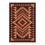 Reyno Orange & Maroon in 4' x 6' Size