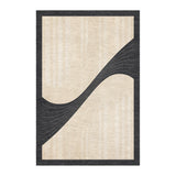 Esteban Ivory & Black in 4' x 6' Size