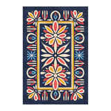 Jasmina Navy Multicolor in 6x4ft Size