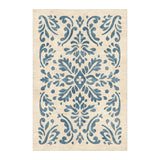 Floranna Ivory & Blue in 4' x 6' Size