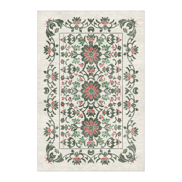 Georgiana Green & Deep Cerise in 4' x 6' Size