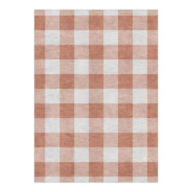Buffalo Plaid Light Terracotta in 5' x 7' Size