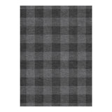 Buffalo Plaid Charcoal Black in 5' x 7' Size