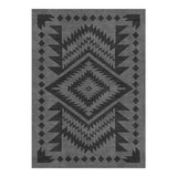 Reyno Black & Charcoal in 5' x 7' Size