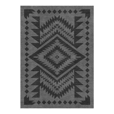 Reyno Black & Charcoal in 5' x 7' Size