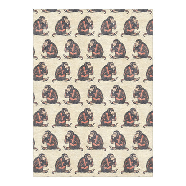 Thinking Chimps in 5' x 7' Size