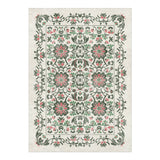 Georgiana Green & Deep Cerise in 5' x 7' Size