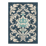 Aubrey Navy & Teal in 5' x 7' Size