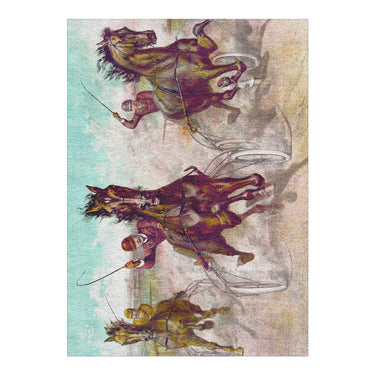 Thoroughbred Race for Blood in 7x5ft Size