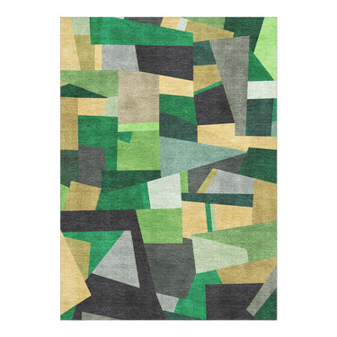 Baxter Green & Yellow in 5' x 7' Size