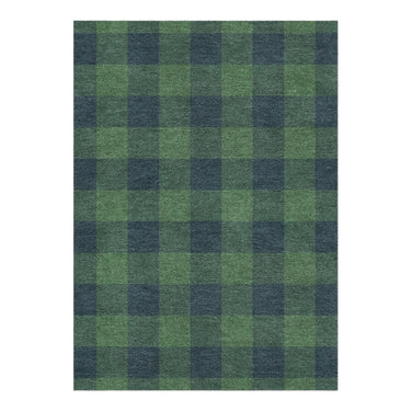 Buffalo Plaid Green & Navy in 5' x 7' Size