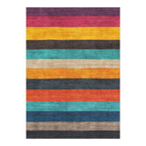 Brush Stripes Multicolor in 5' x 7' Size