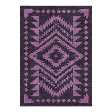 Reyno Lilac & Eggplant in 5' x 7' Size