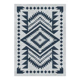 Reyno Navy & Stone in 5' x 7' Size