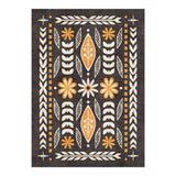 Topanga Black & Yellow in 7x5ft Size