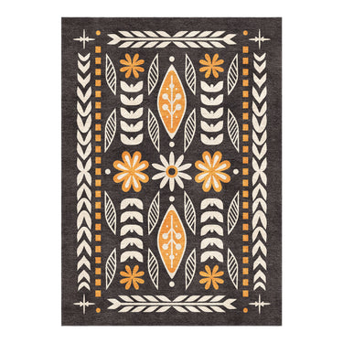 Topanga Black & Yellow in 7x5ft Size
