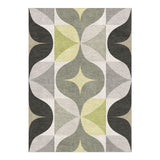 Maxine Grey & Chartreuse in 5' x 7' Size