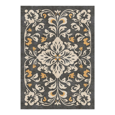 Annette Vintage Black & Yellow in 5' x 7' Size