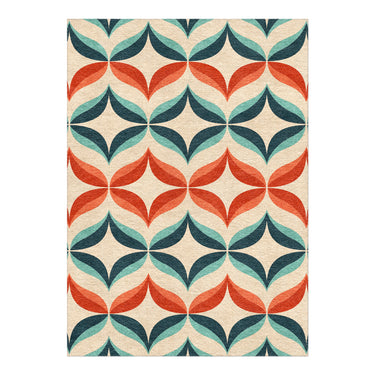 Jasper Blue & Red in 7x5ft Size